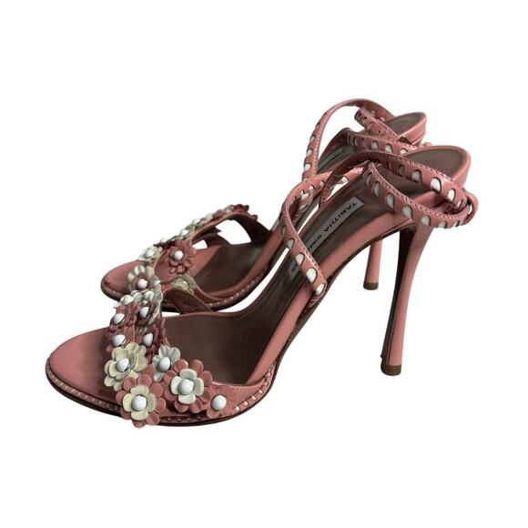 Tabitha Simmons Lynn Sandal Dusty Rose Size 5.5 - Picture 4 of 7